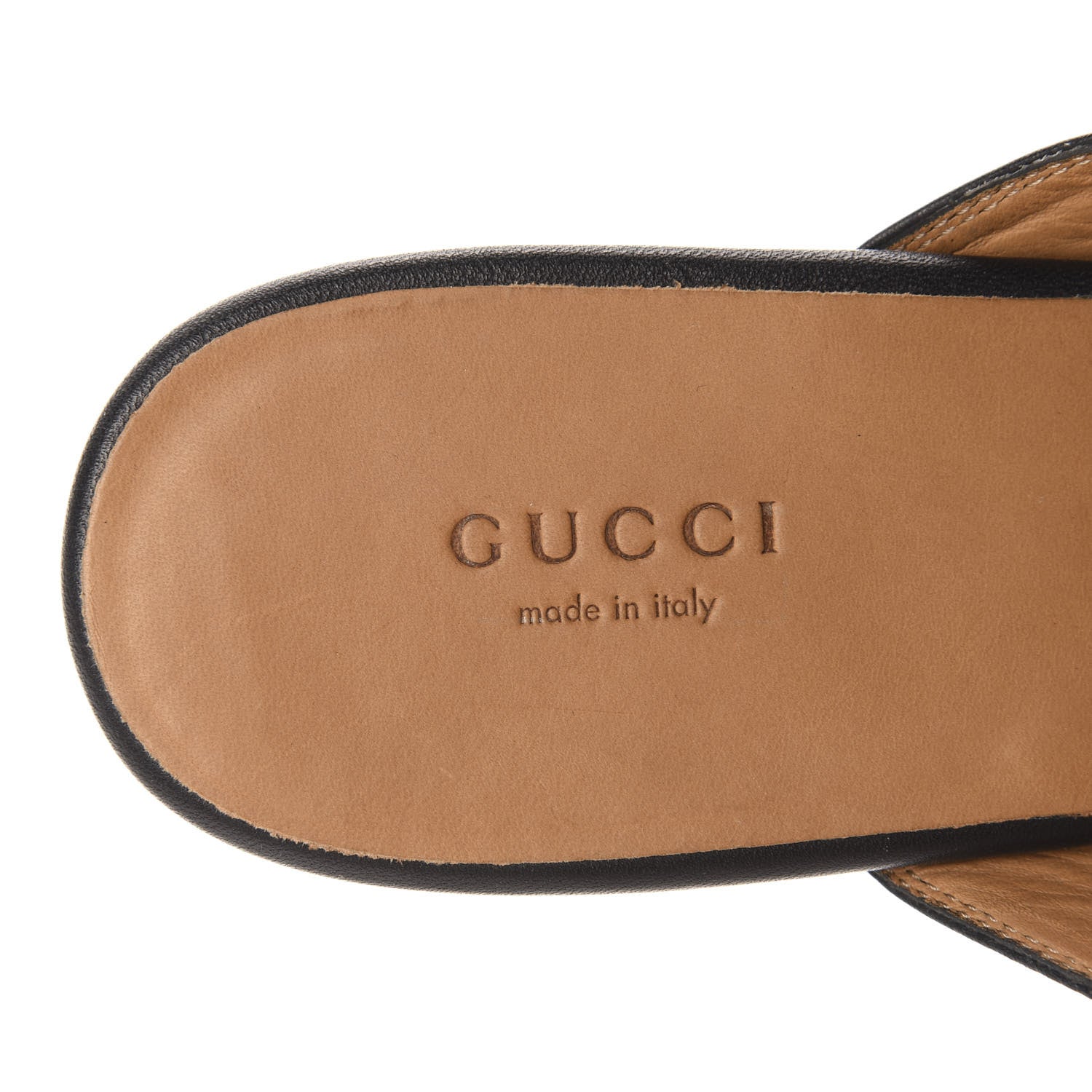 Gucci Calfskin Womens Princetown Slippers 40 Black 8 of 9