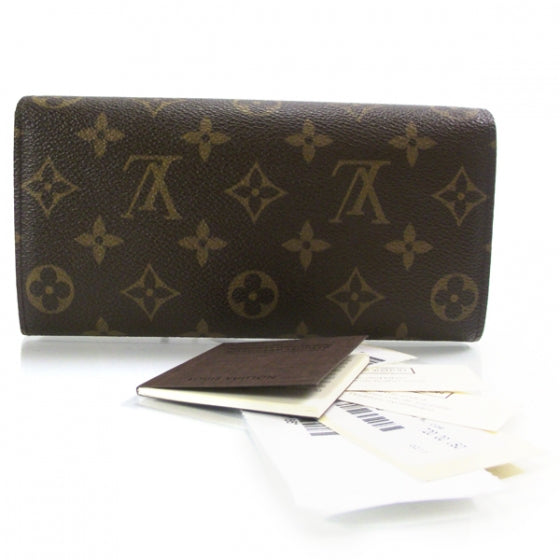 Louis Vuitton Monogram Leopard Sarah Wallet 2 of 7