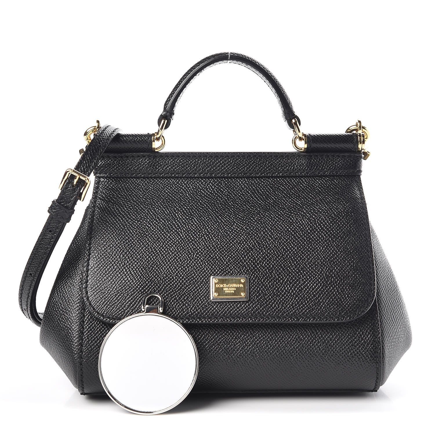 Dolce & Gabbana Dauphine Mini Miss Sicily Satchel Black 1 of 9