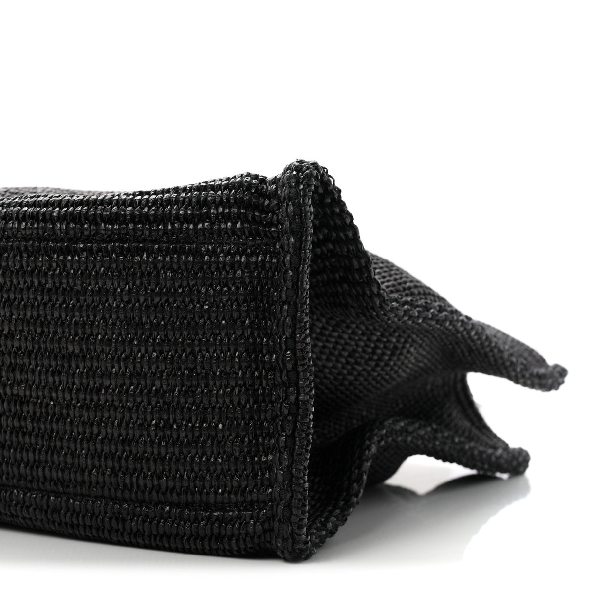 Raffia Medium G Tote Black