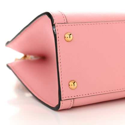 Gucci Wonka Grain Calfskin Mini Diana Tote Bag Wild Rose Fuxia Fluo 9 of 12