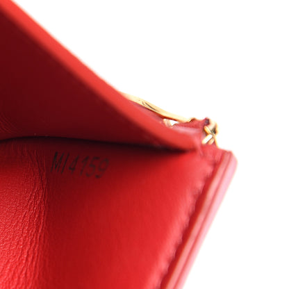 Louis Vuitton Taurillon Capucines Compact Wallet Rubis 6 of 8