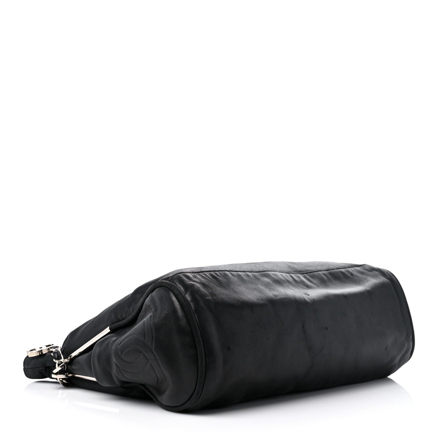 Lambskin Large Ultimate Soft Tote Black