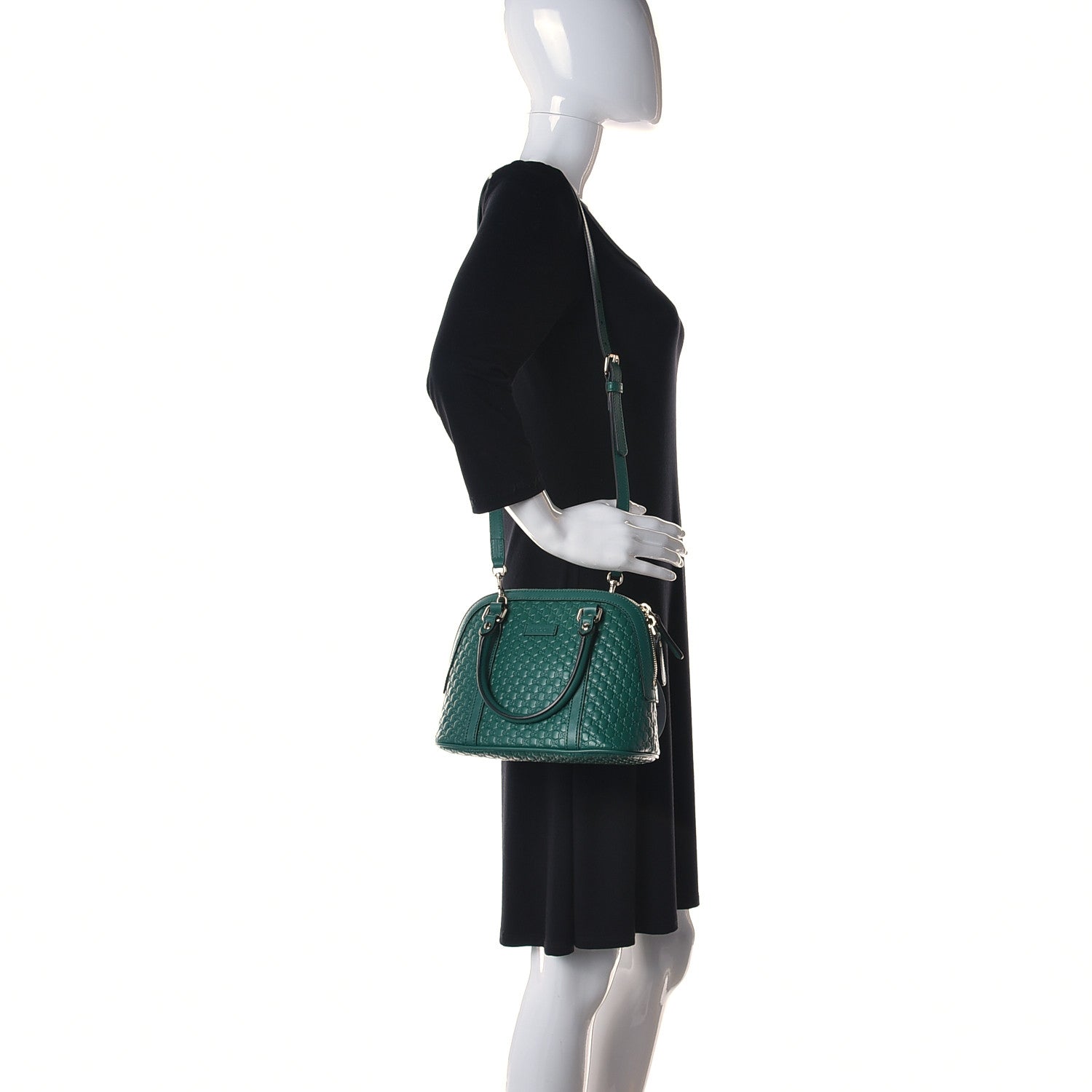 Gucci Soft Microguccissima Mini Dome Bag Emerald 2 of 11