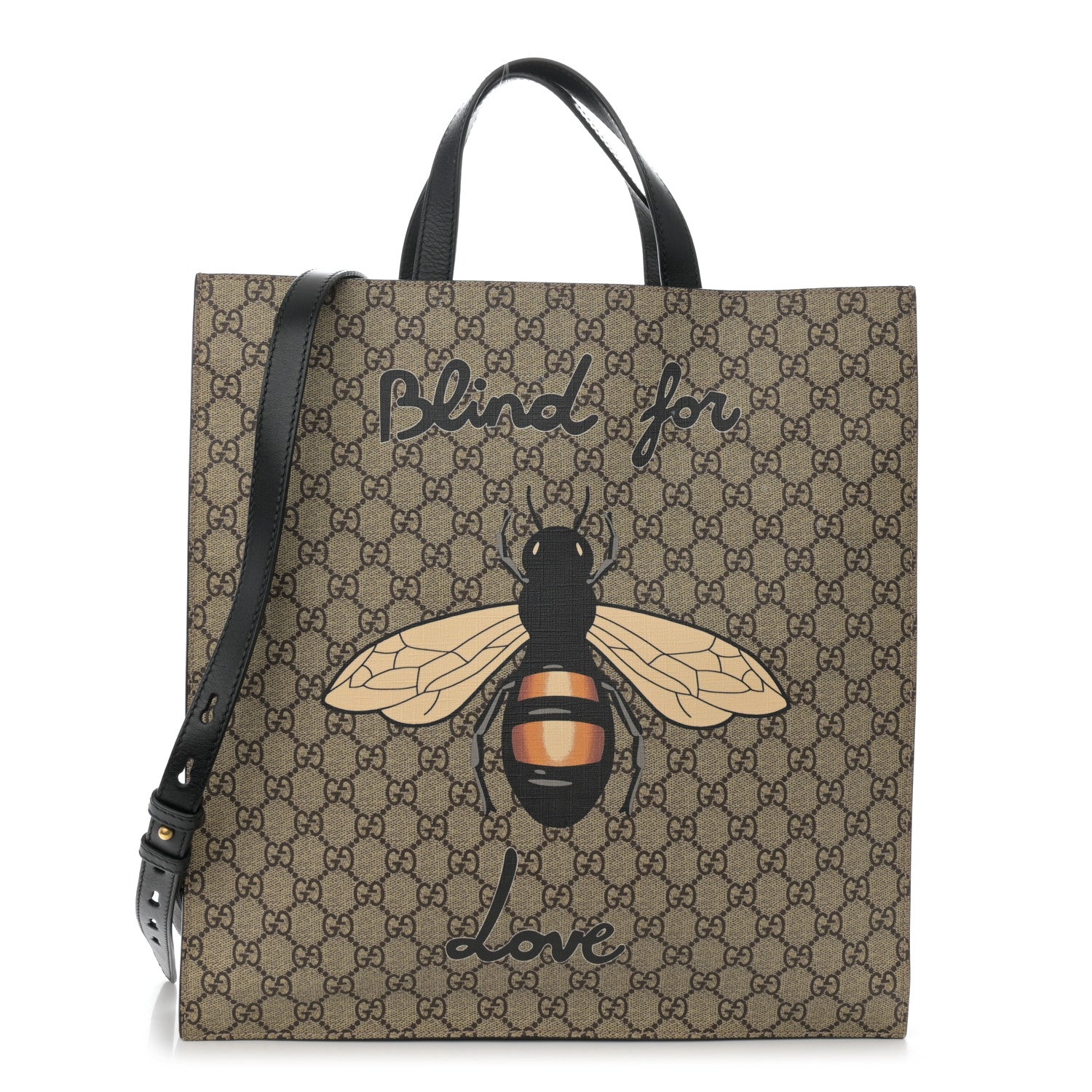 Gucci GG Supreme Monogram Blind for Love Vertical Tote 1 of 12