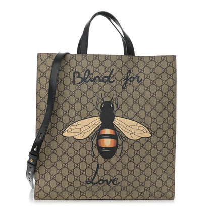 Gucci GG Supreme Monogram Blind for Love Vertical Tote 1 of 12