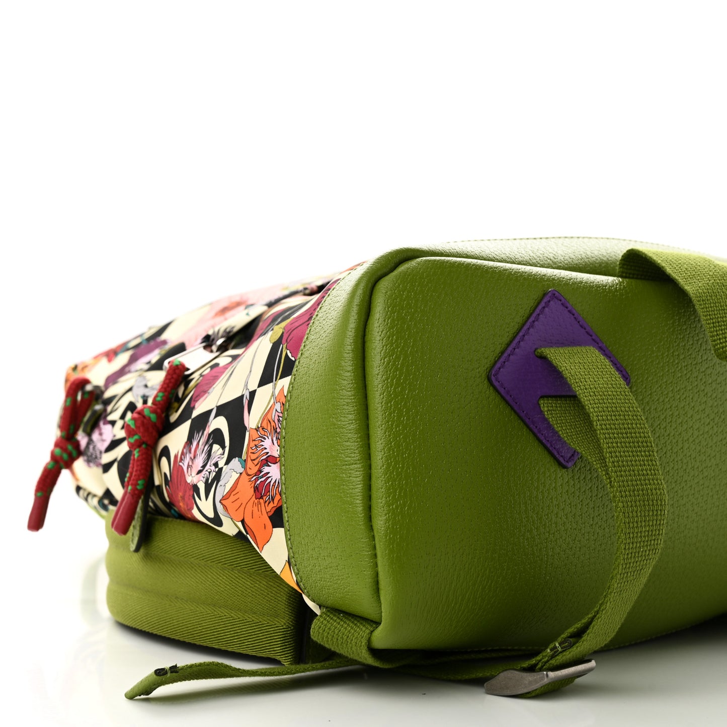 X THE NORTH FACE Econyl Nylon Floral Medium Backpack Green