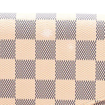 Louis Vuitton Damier Azur Pochette Felicie Chain Wallet Rose Ballerine 11 of 11