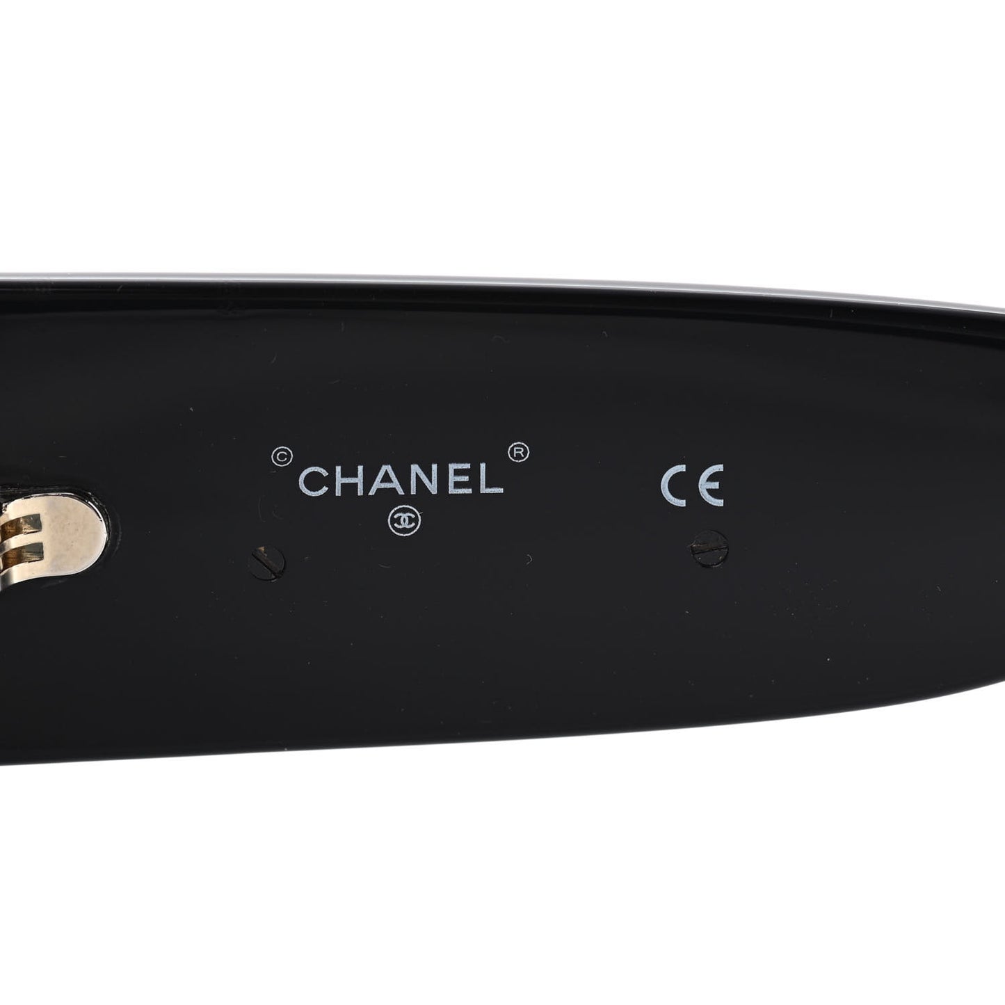 Acetate CC Logo Square Sunglasses 71472 Black