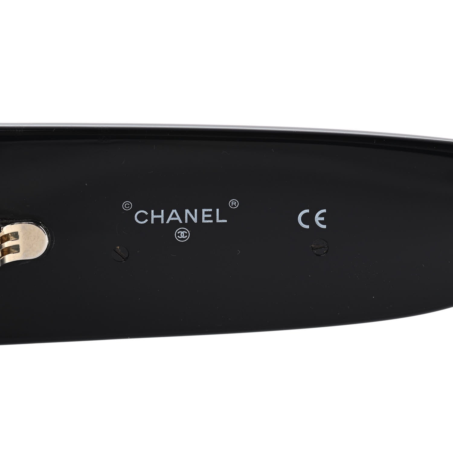 Chanel Acetate CC Logo Square Sunglasses 71472 Black 6 of 8