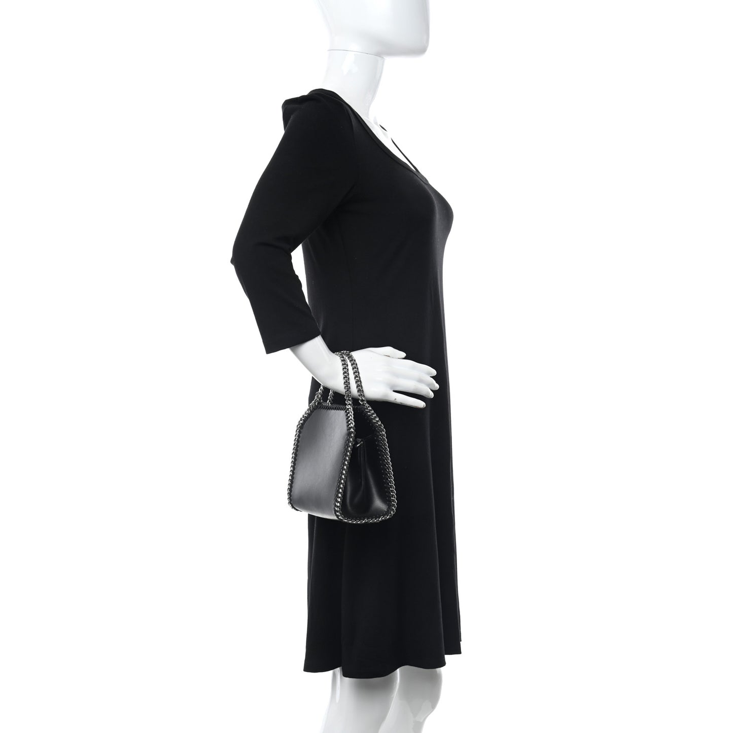 Eco Alter Nappa Small Falabella Box Bag Black