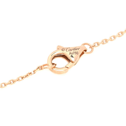 Cartier 18K Yellow Gold Diamond Malachite XS Amulette de Cartier Pendant Necklace 6 of 6