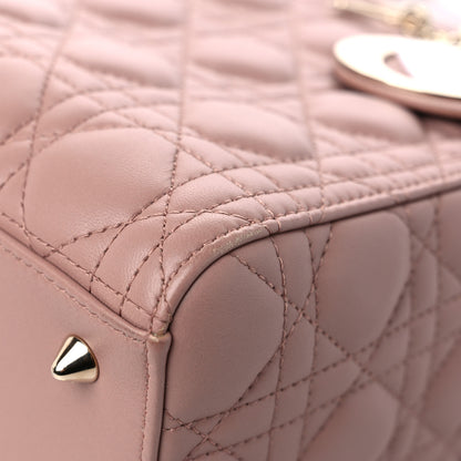 Christian Dior Lambskin Cannage Medium Lady Dior Blush 8 of 12
