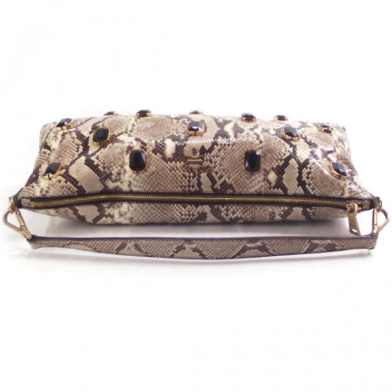 Prada Python Jeweled Tote Roccia 5 of 12