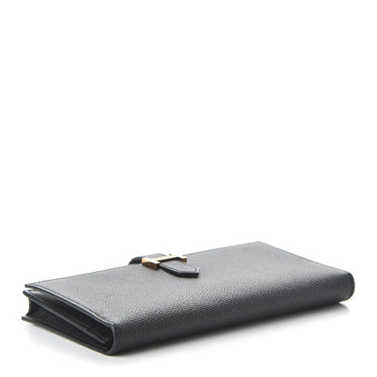 Hermes Epsom Bearn Gusset Wallet Black 4 of 10