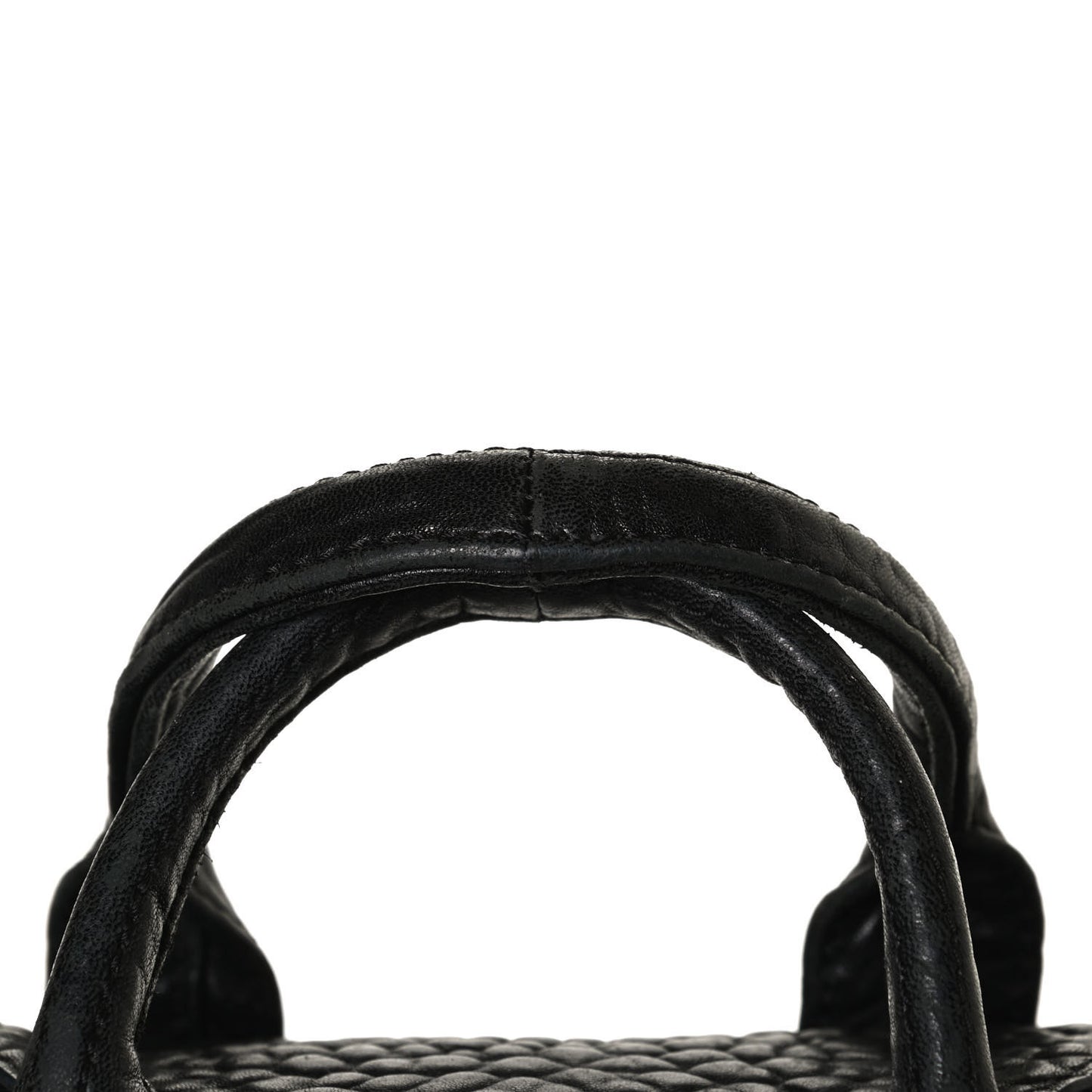 Pebbled Lambskin Mini Rockie Black Rhodium Hardware
