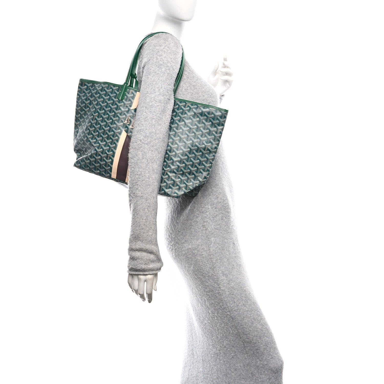 Goyard Goyardine Saint Louis PM Green 2 of 12