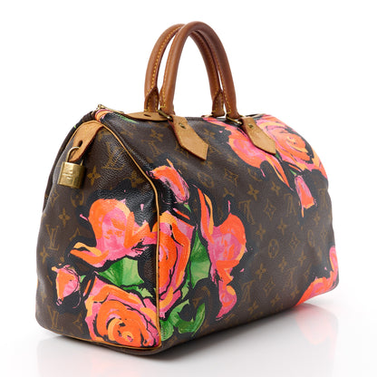 Louis Vuitton Monogram Roses Speedy 30 3 of 14