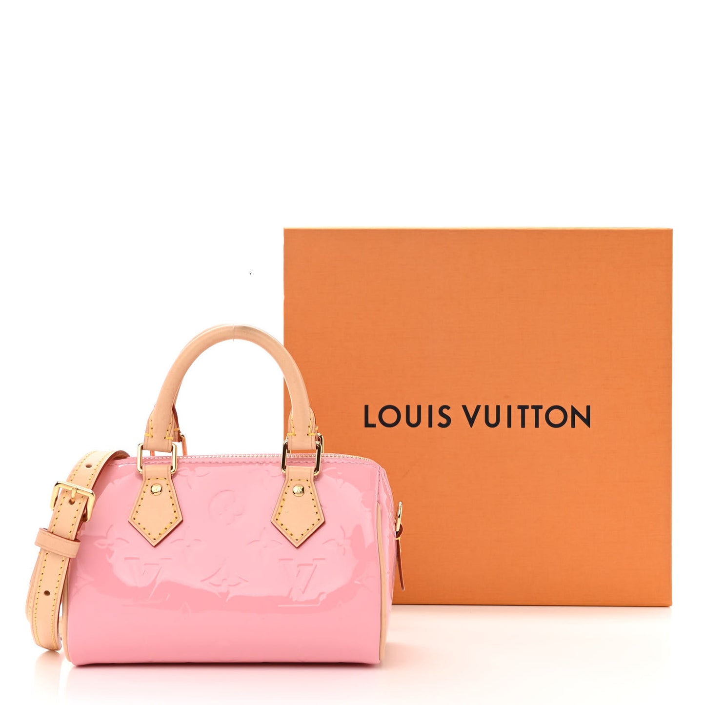 Vernis Monogram Nano Speedy Mochi Pink