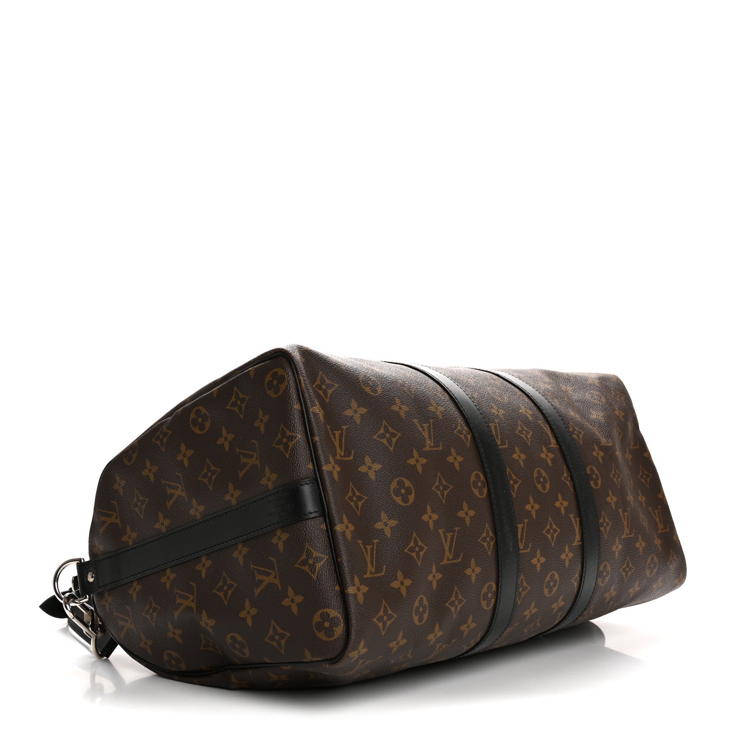 Louis Vuitton Monogram Macassar Keepall Bandouliere 45 3 of 12