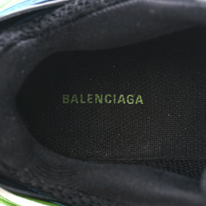 Balenciaga Mesh Nylon Metallic Fabric Womens Track Sneakers 36 Blue Green 7 of 9