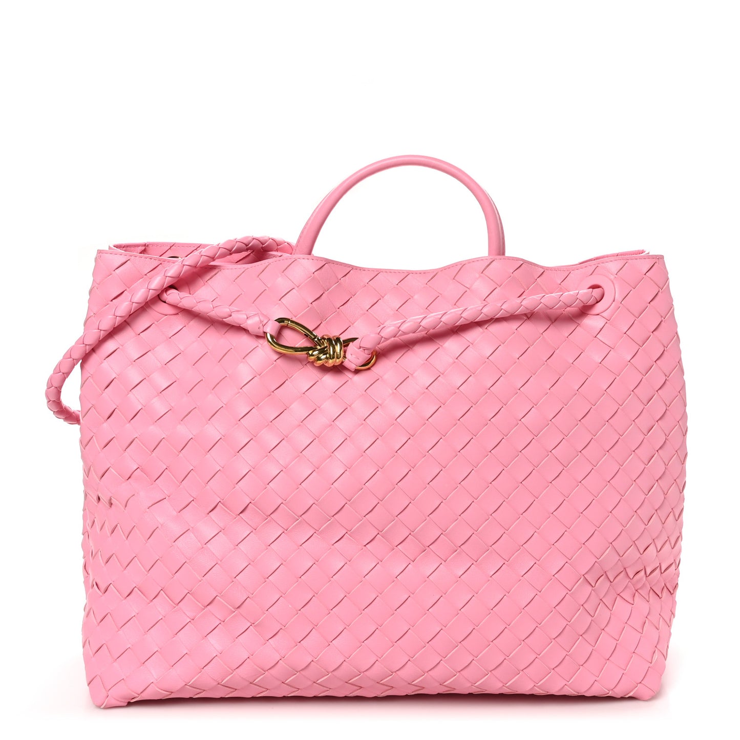 Nappa Intrecciato Large Andiamo Shoulder Bag Ribbon