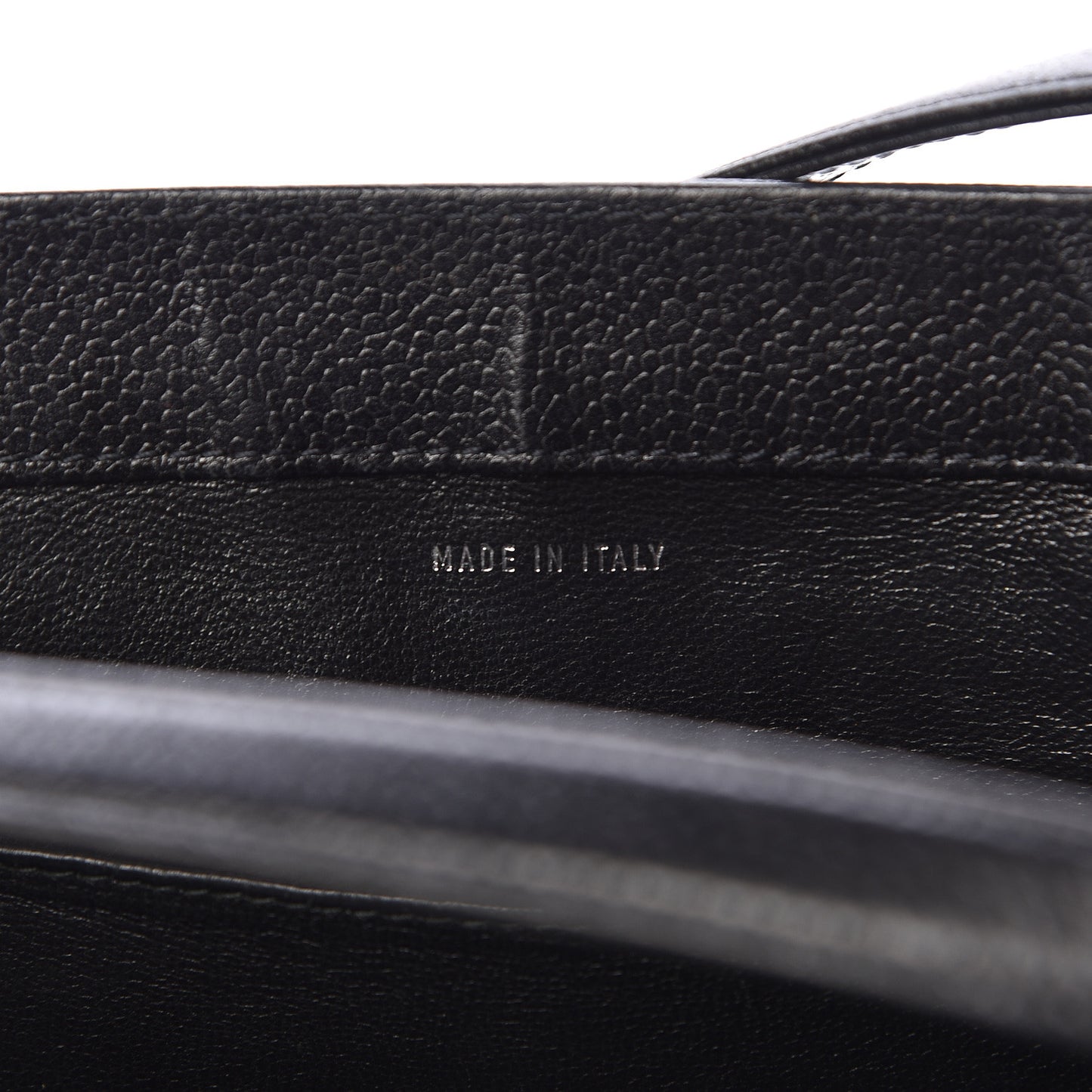 Caviar Flap Shoulder Bag Black
