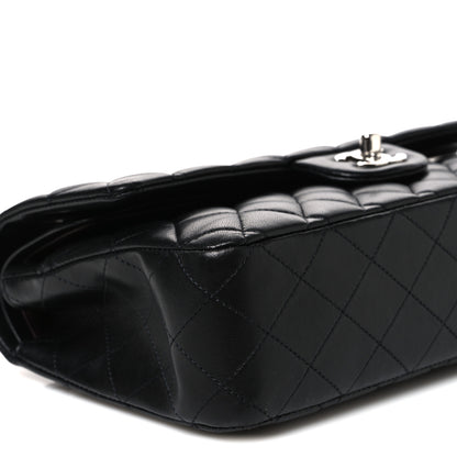 Chanel Lambskin Quilted Medium Double Flap Black 9 of 11
