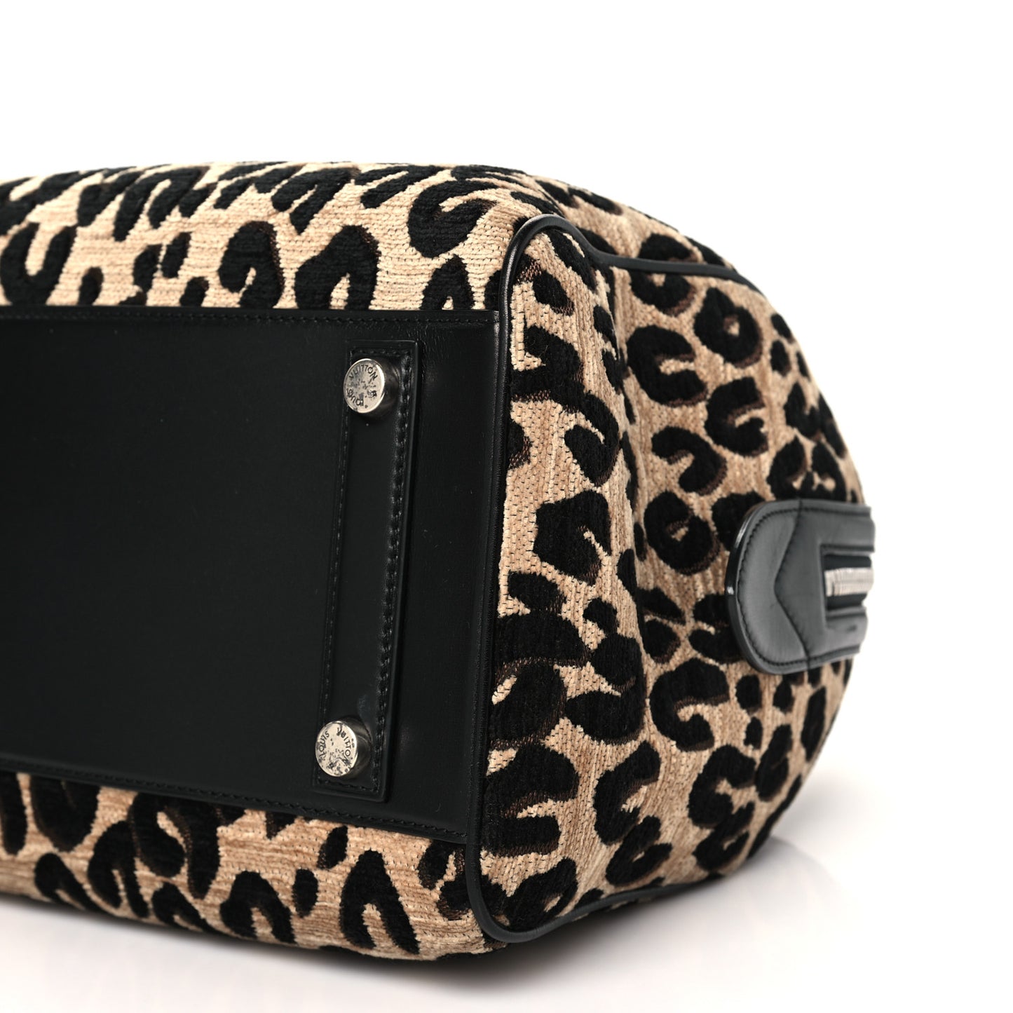 Jacquard Velvet Leopard Print Stephen Sprouse Speedy