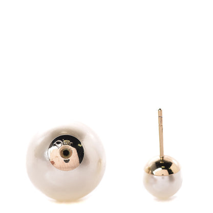 Christian Dior Pearl Mise En Dior Tribal Earrings 3 of 4
