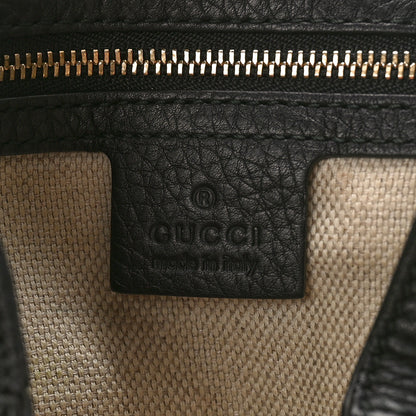Gucci Pebbled Calfskin Medium Soho Chain Shoulder Bag Black 6 of 12