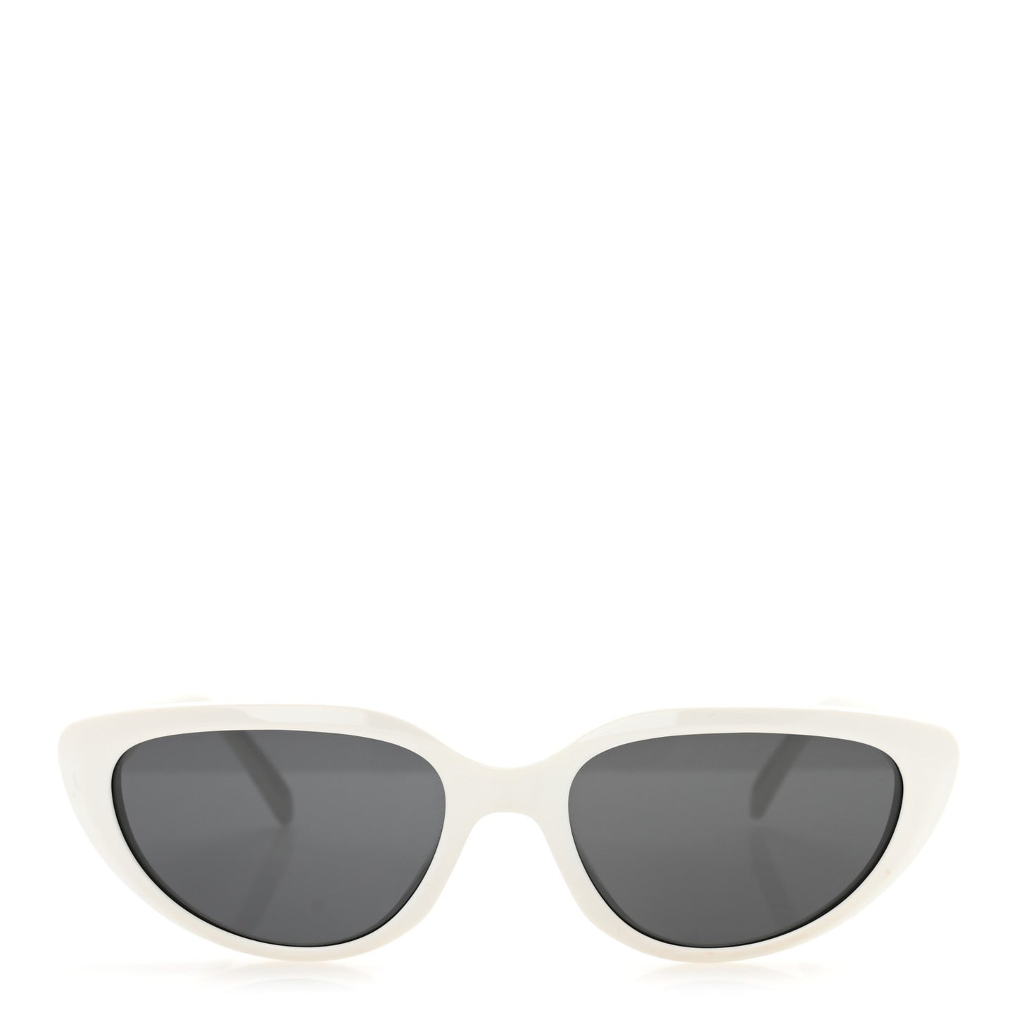 Acetate Cat Eye Sunglasses CL40220U White