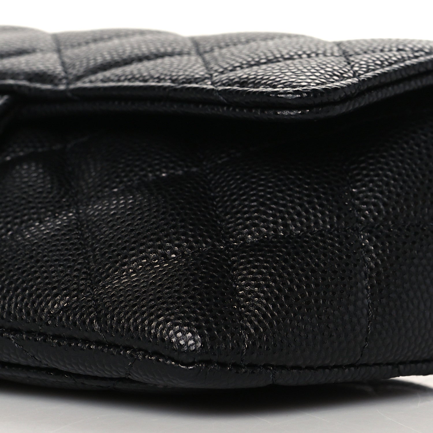 Chanel Caviar Quilted Glasses Case With Chain Black 11 of 12