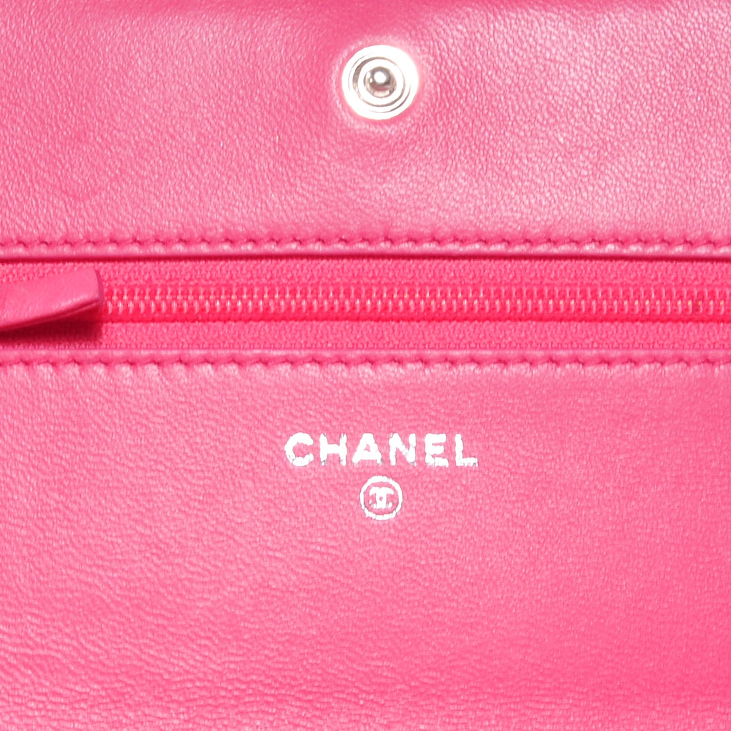 Chanel Lambskin Boy Wallet on Chain WOC Pink 8 of 9