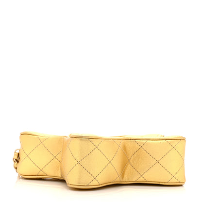 Chanel Metallic Lambskin Quilted Walk Of Fame Star Bag Gold 4 of 10