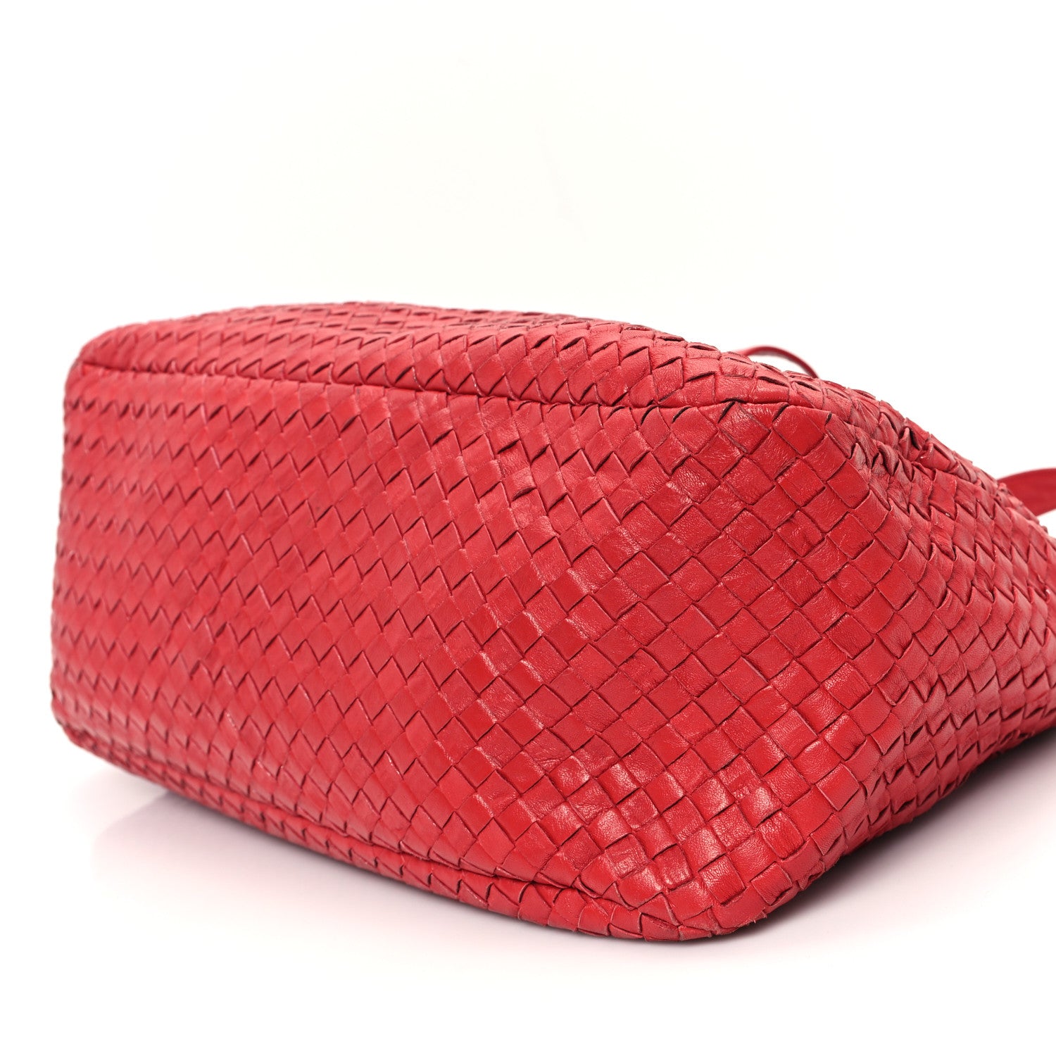 Bottega Veneta Nappa Intrecciato Boston Bag Carmine 11 of 11