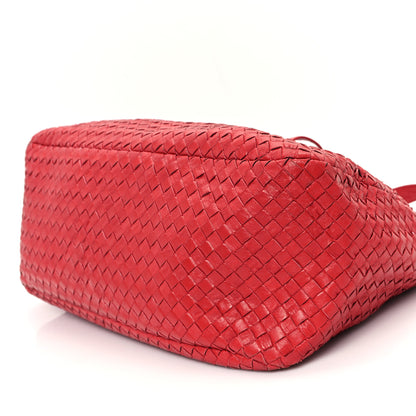 Bottega Veneta Nappa Intrecciato Boston Bag Carmine 11 of 11