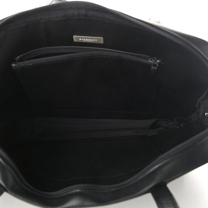 Burberry Calfskin Nylon Shoulder Bag Black 5 of 9