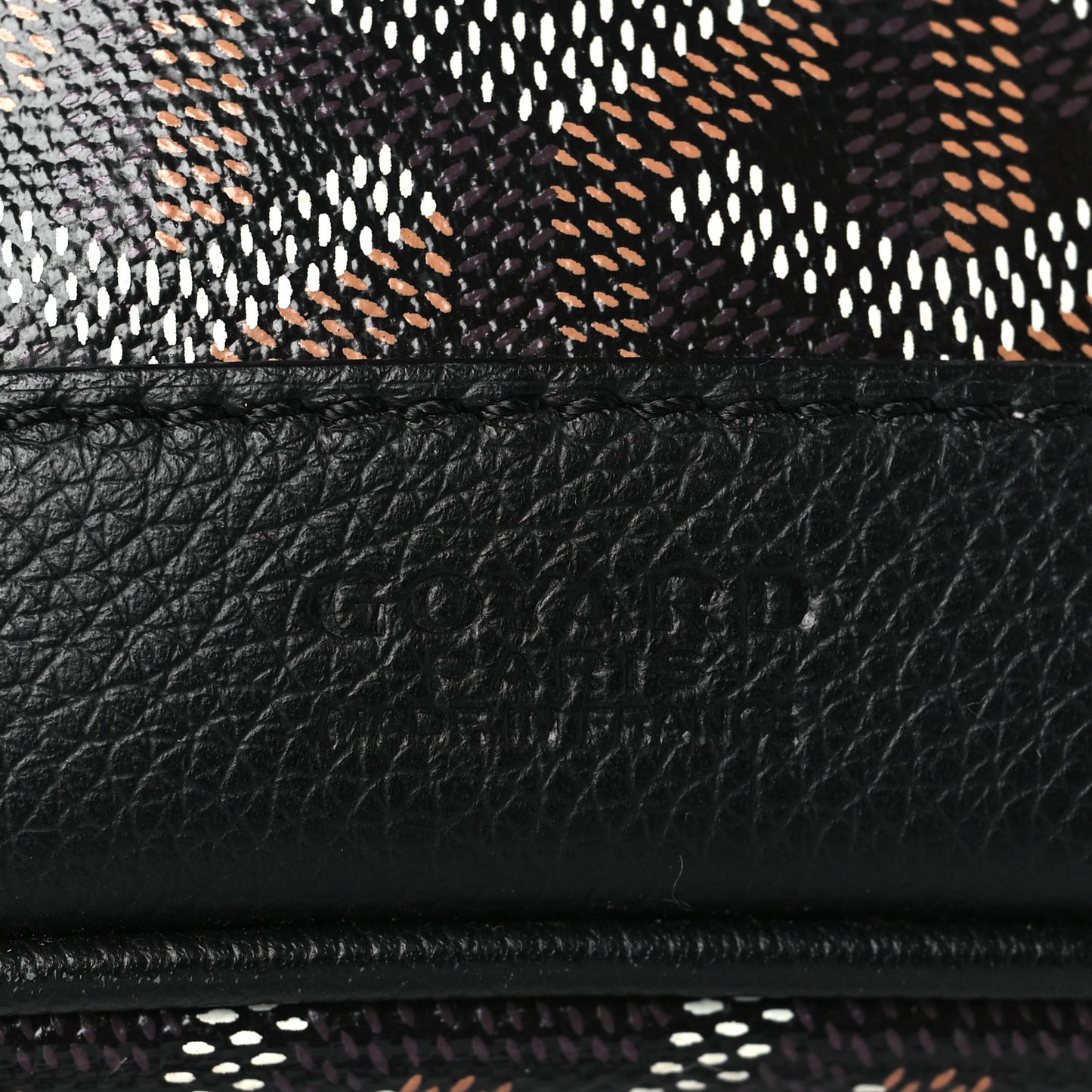 Goyardine Petit Flot Bucket Bag PM Black