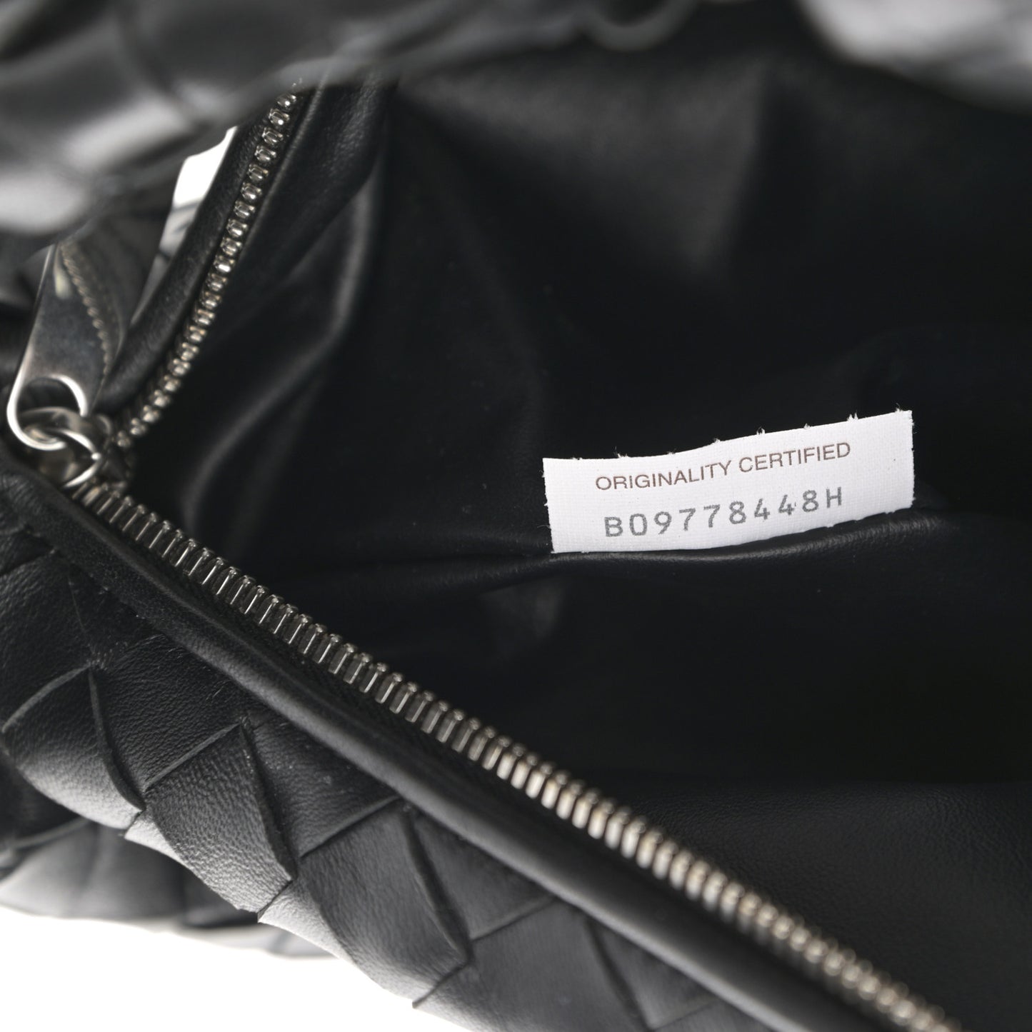 Nappa Intrecciato Teen Jodie Hobo Black