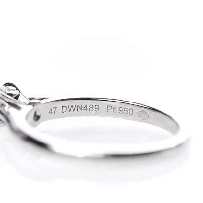 Cartier Platinum Diamond .23ct Solitaire Engagement Ring 47 4 4 of 6