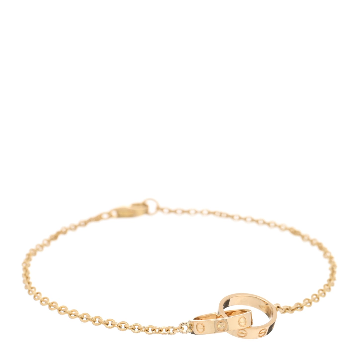 18K Yellow Gold Interlocking LOVE Bracelet