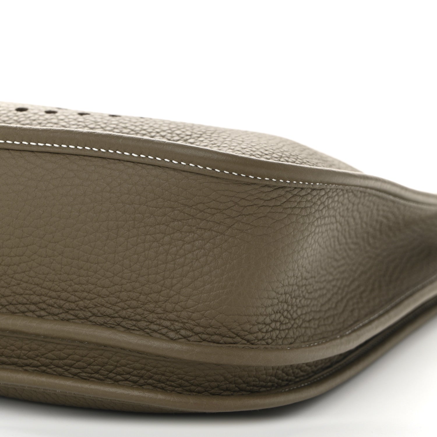 Hermes Taurillon Clemence EVELYNE III PM Etoupe 10 of 11