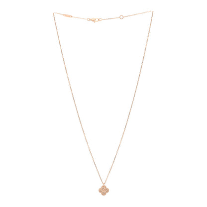 Van Cleef & Arpels 18K Rose Gold Sweet Alhambra Pendant Necklace 3 of 5