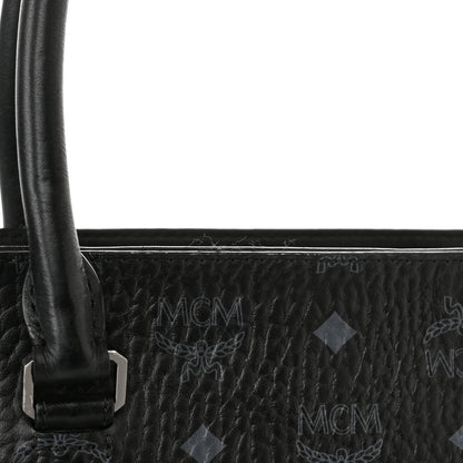 MCM Visetos Tote Black 11 of 12