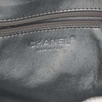 Chanel Patent Luxe Ligne Medium Bowler Ivory 7 of 9