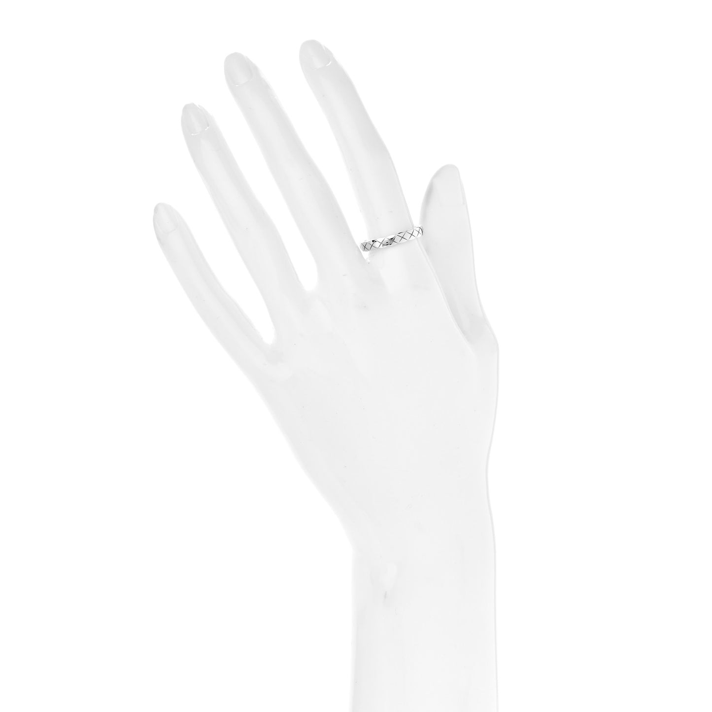 18K White Gold Mini Coco Crush Ring 54 6.75