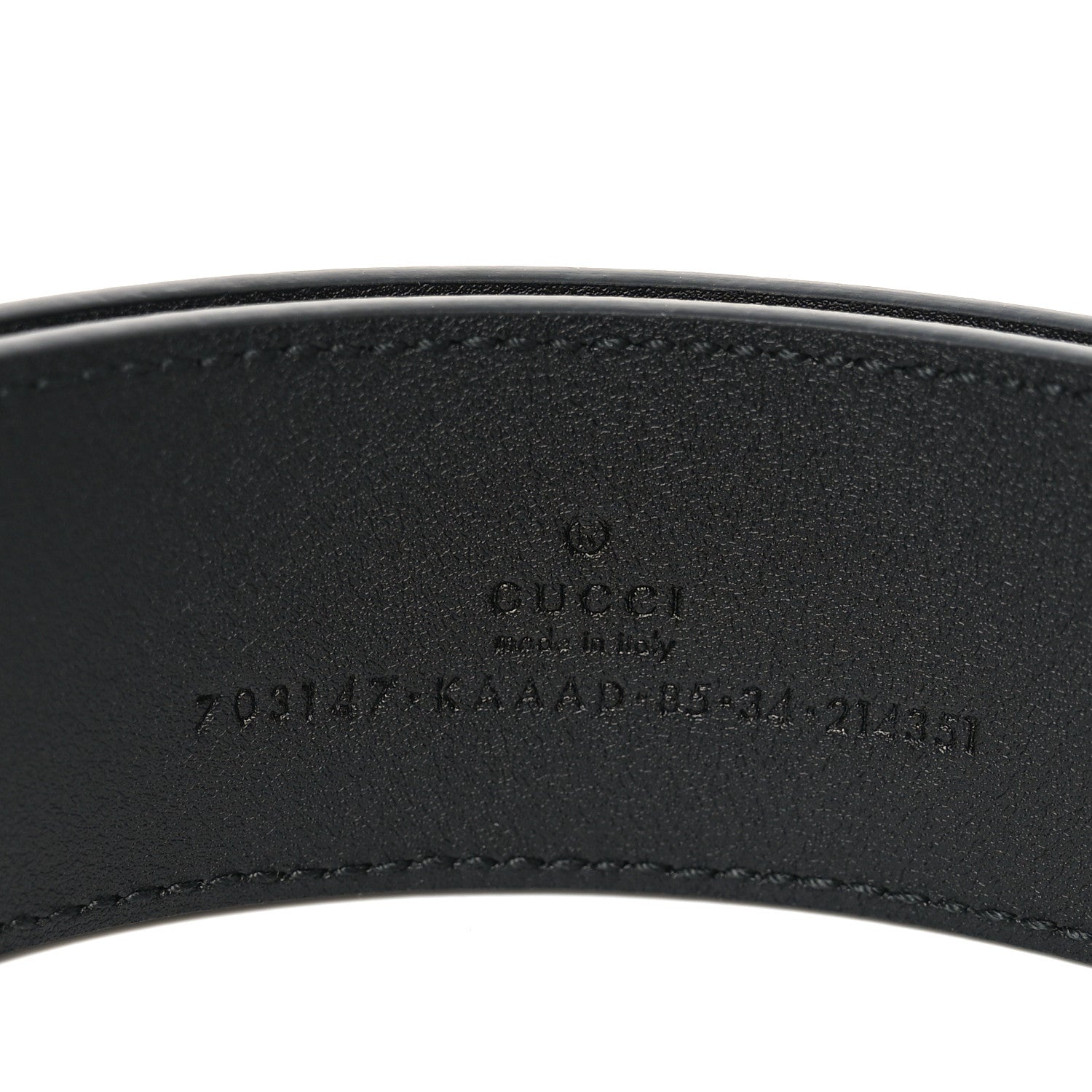 Gucci GG Supreme Monogram Blondie 40mm Belt 85 34 Black 6 of 9