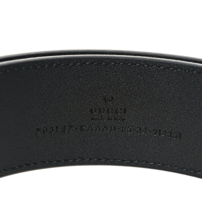 Gucci GG Supreme Monogram Blondie 40mm Belt 85 34 Black 6 of 9