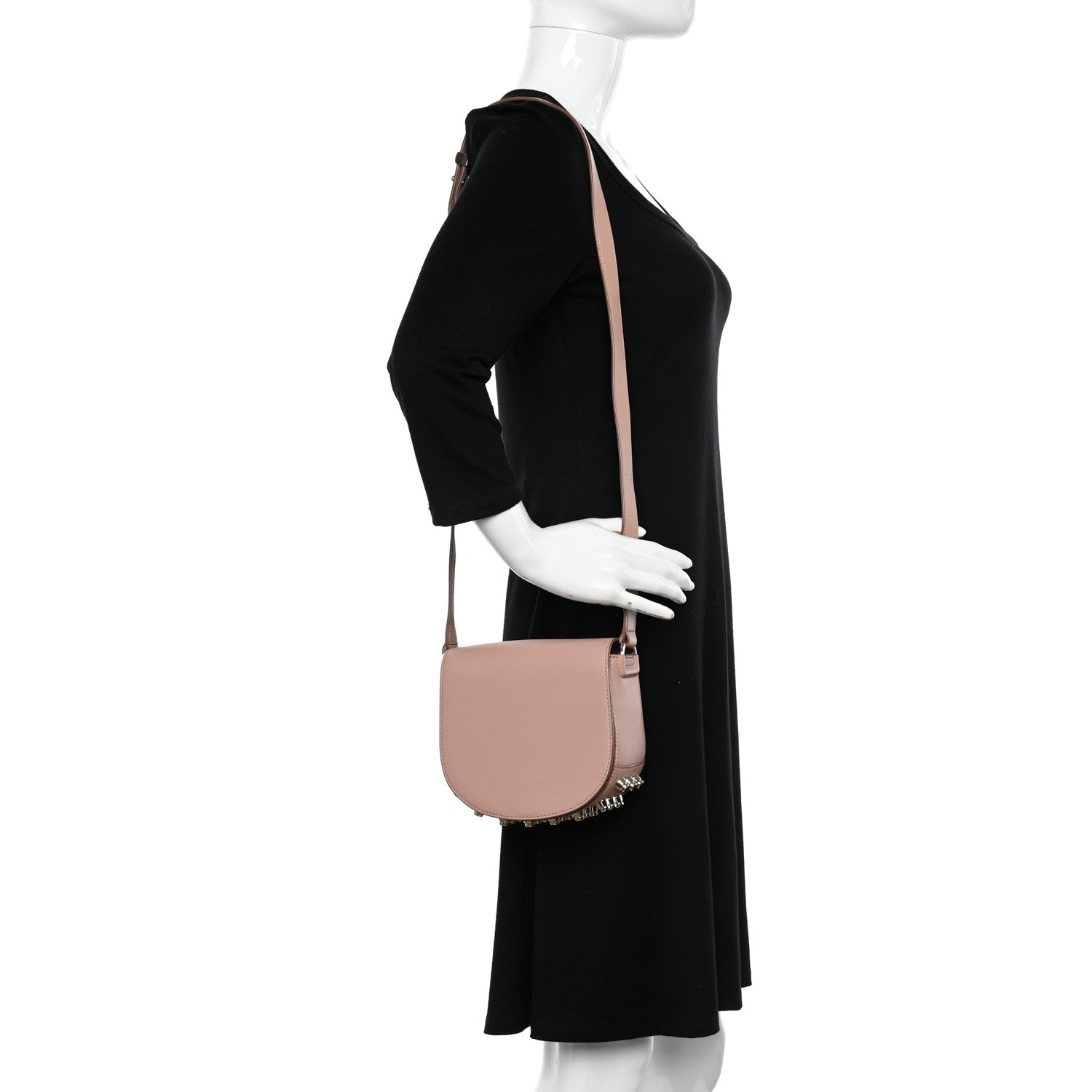 Alexander Wang Calfskin Small Lia Sling Blush Gold Hardware 2 of 11